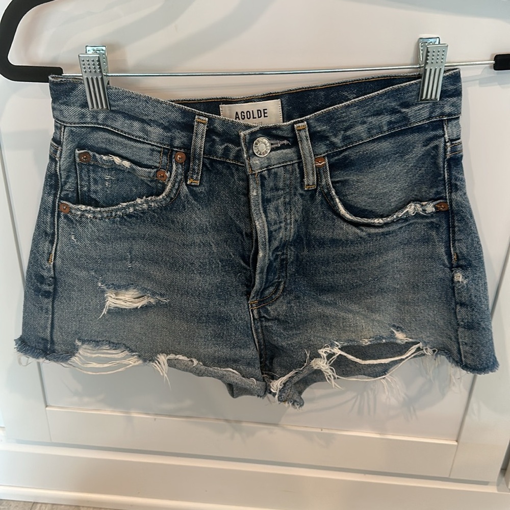 Agolde Parker Shorts - Picture 2 of 3